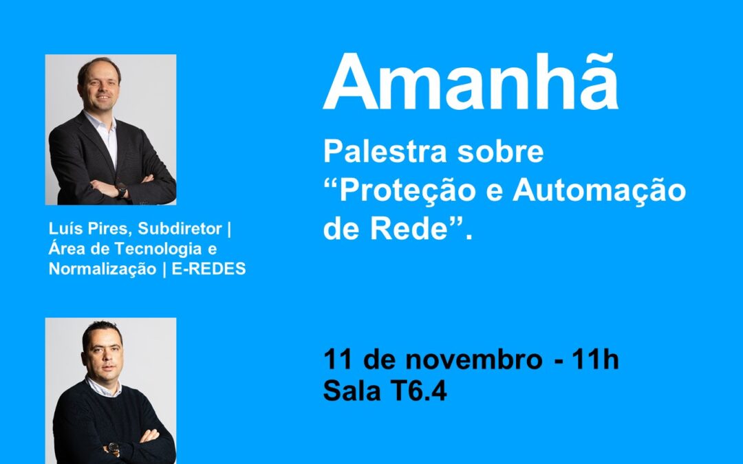 Amanhã: Palestra sobre Proteção e Automação de Rede