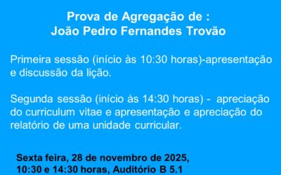 Prova de agregação de João Pedro Fernandes Trovão