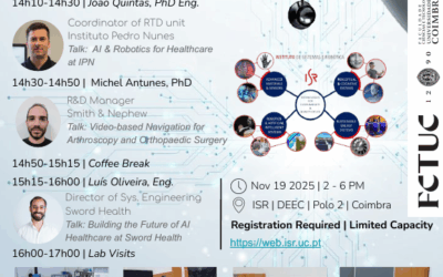 ISR – Instituto de Sistemas e Robótica – Dia Aberto – ISR | DEEC | Polo 2, Coimbra 14H– 18H