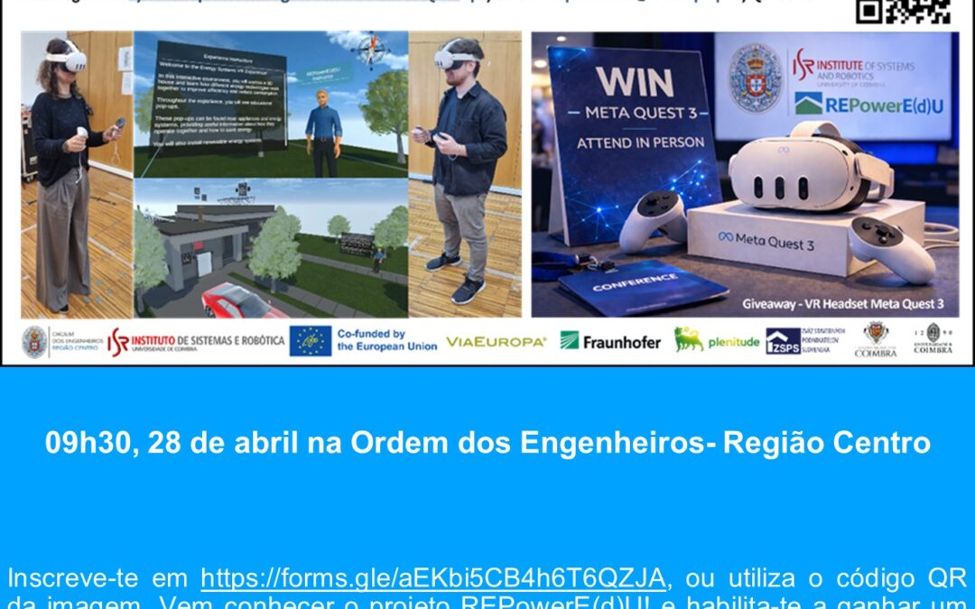 “Realidade Virtual e Aumentada: Ferramentas para Formação e Melhoria de Competências no Setor da Energia”.