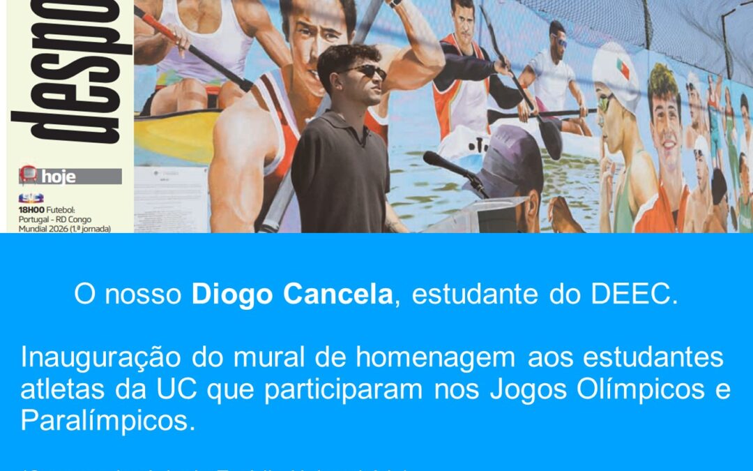 O nosso Diogo Cancela, estudante do DEEC.