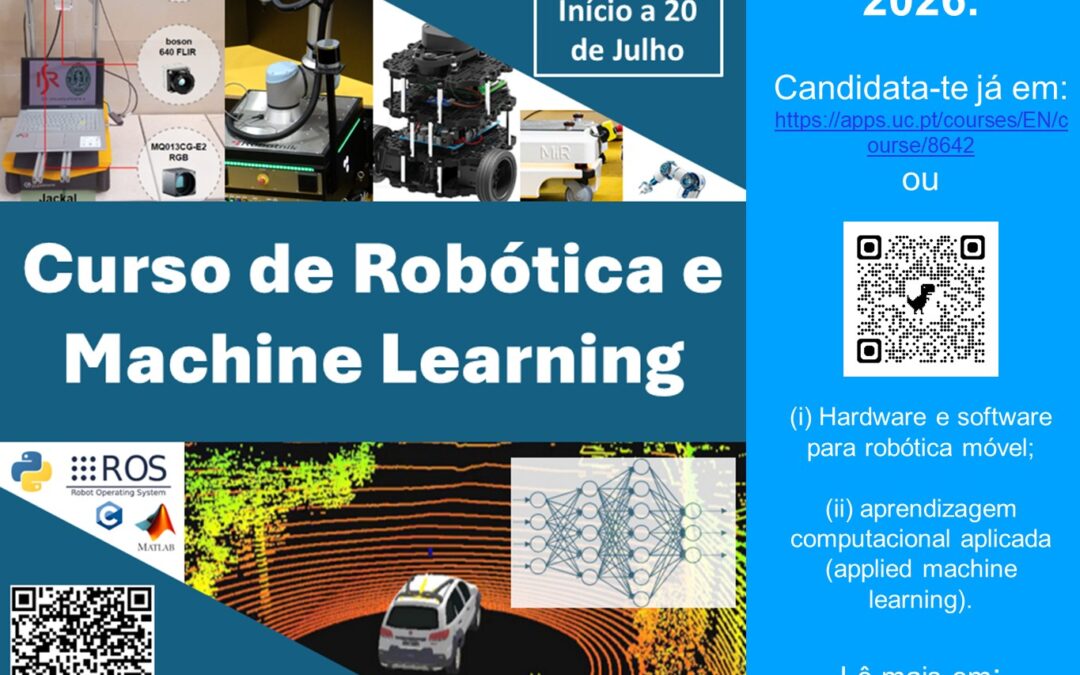 Curso de Robótica e Machine Learning.