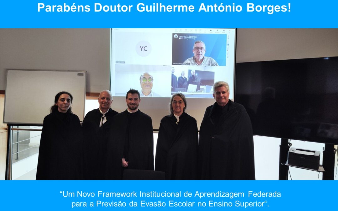 Parabéns Doutor Guilherme António Borges!